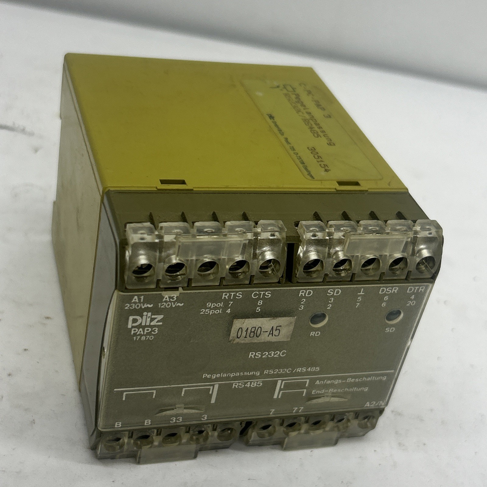 Pilz Pap3 17870 C-pc-pap 3 Safety Relay