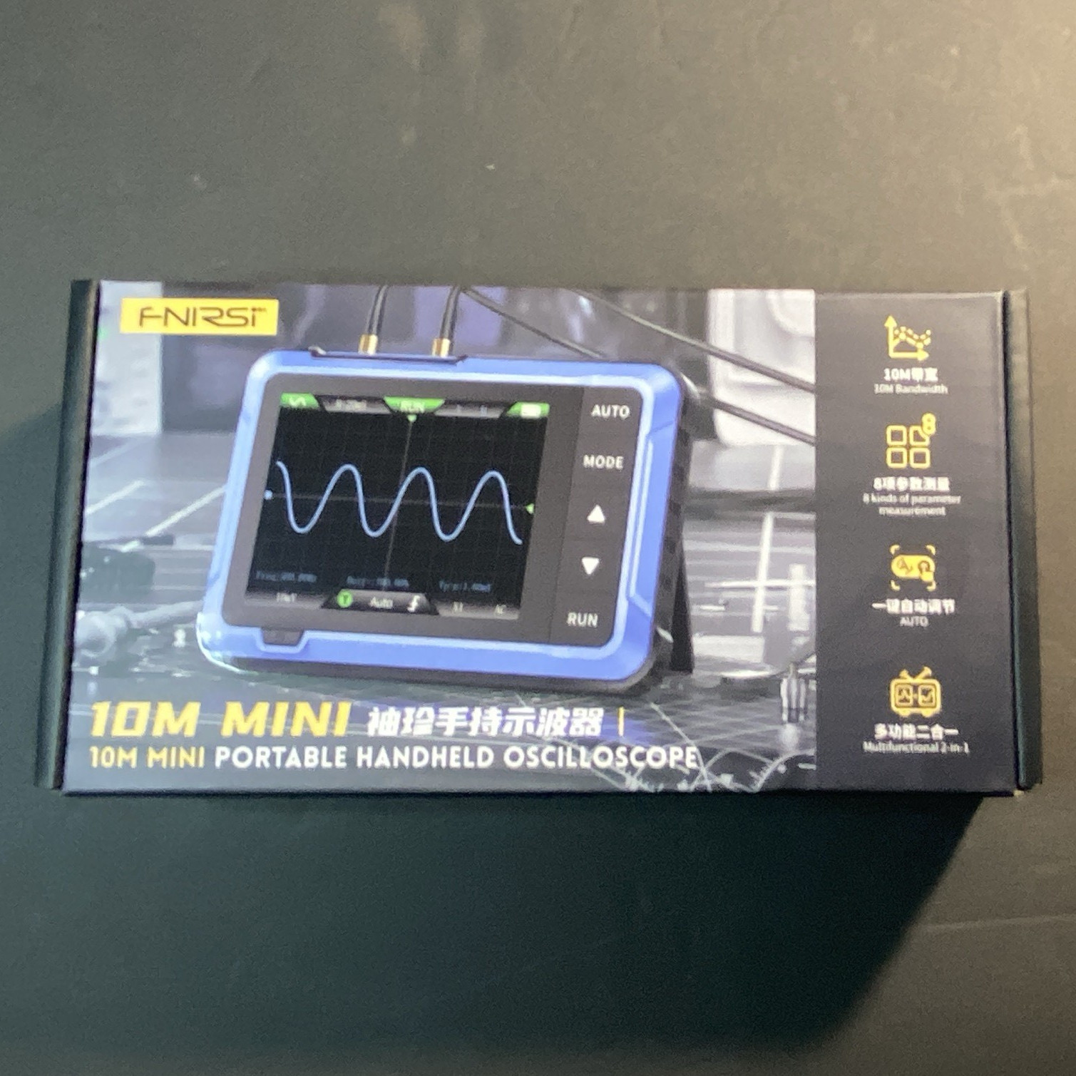 FNIRSI DSO-510 10MHz 48MSa/s 1CH Handheld Digital Oscilloscope w/ Probe