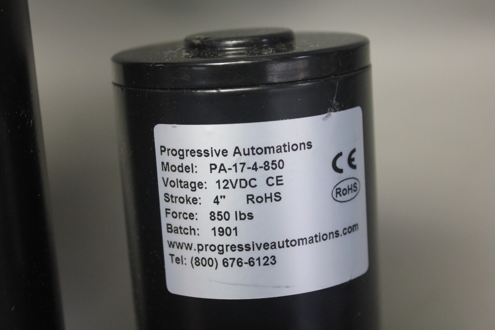 PROGRESSIVE AUTOMATIONS PA-17-4-850 12VDC CE LINEAR ACTUATOR
