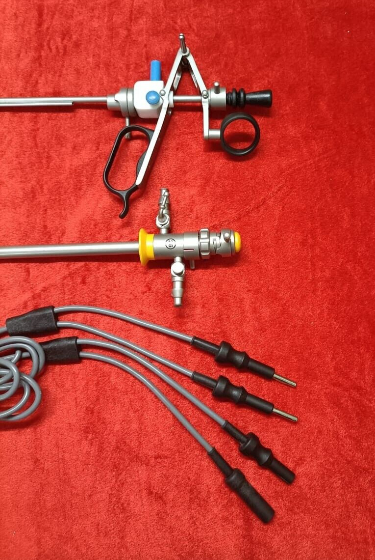 Laparoscopic Bipolar Active Working Element Set 26fr SS Best Quality Reusable