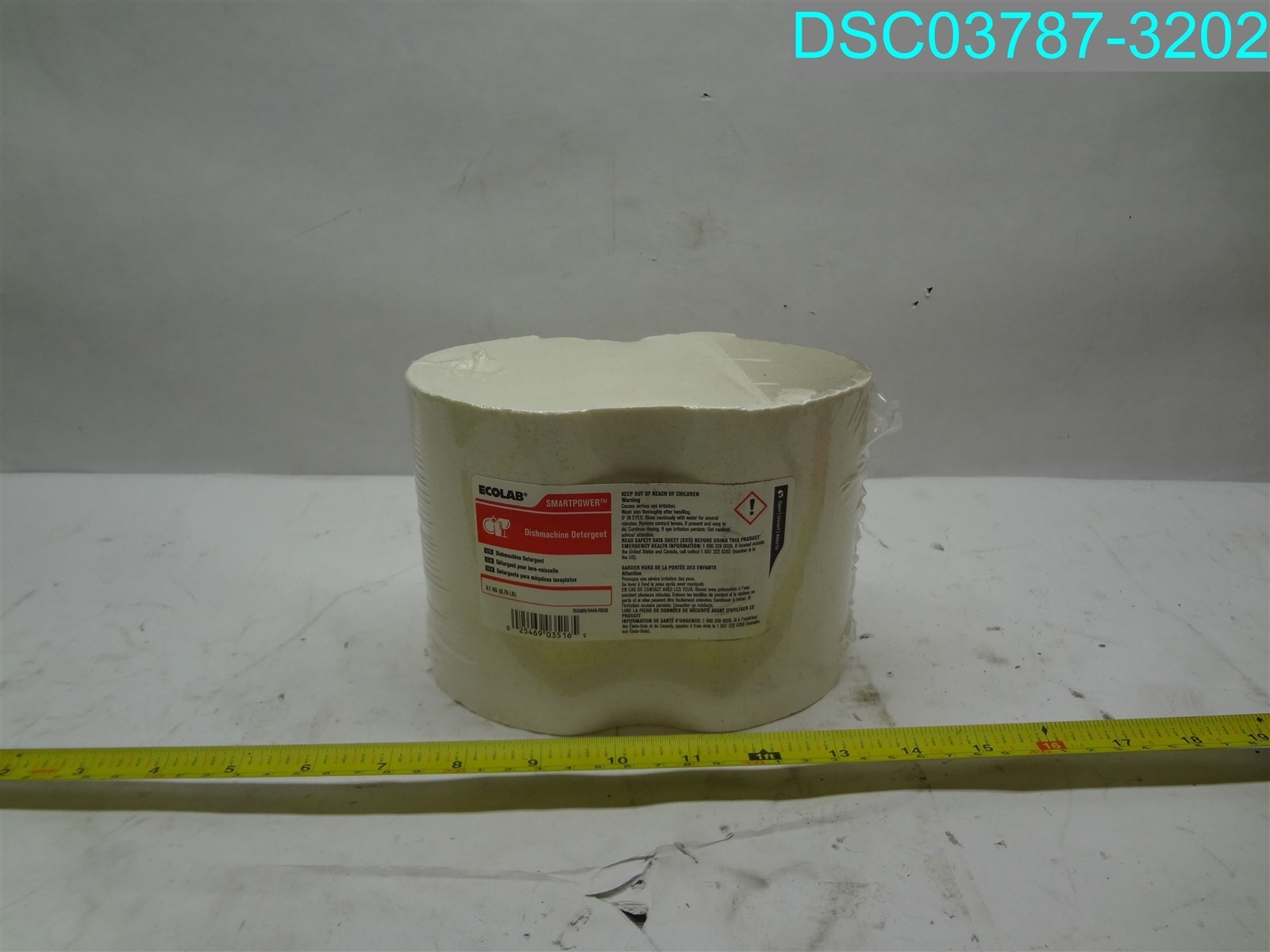 QTY=26LB(4X6.5LB): EcoLab SMARTPOWER Dishmachine Detergent 6101201 025469035165