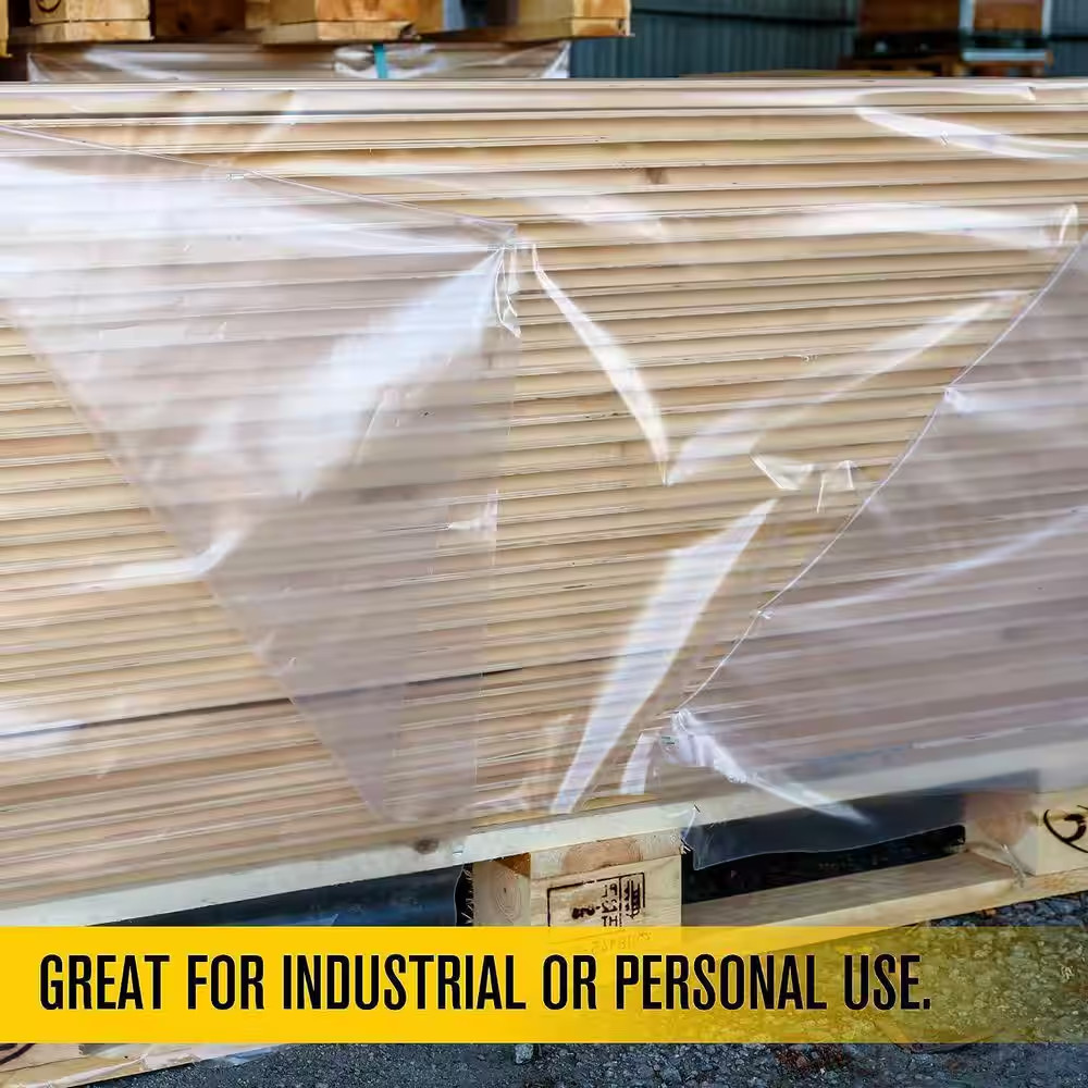 6 MIL Thick Extra Strong Heavy Duty Clear 10ft x 25ft Sheeting, 6 Mil, 1 Count