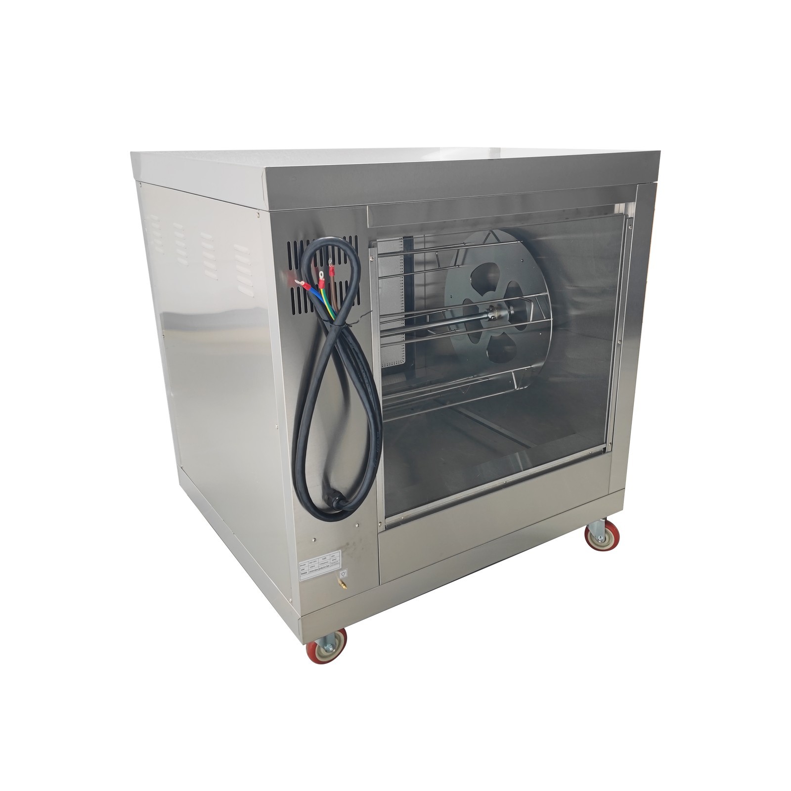 220V Electric Chicken Rotisserie Machine 122-572℉ Temp. Adjust Rotisserie Machin