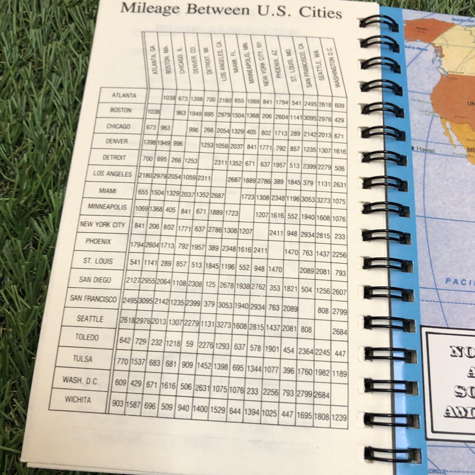 Vintage 1995-97 Michael Stevens 12 Months Spiral Mini Planner 6”x4”clean