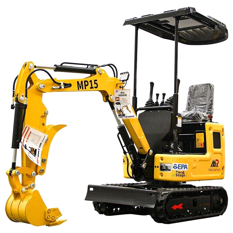 New 2200lbs Mini Excavator For Farm Use Digger 13.5HP Gas Tracked Crawler Digger