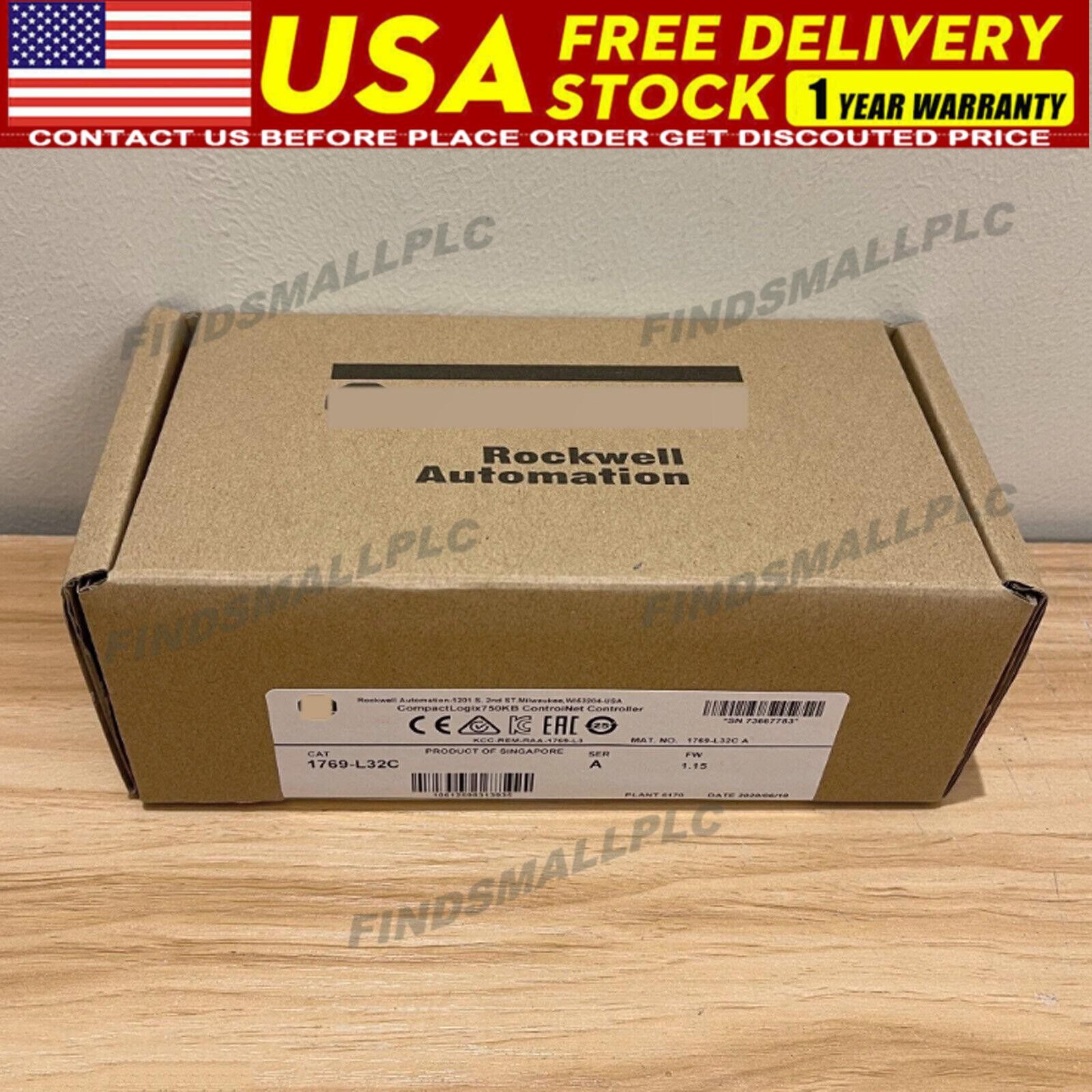 AB 1769-L32C /A Processor CompactLogix 750KB ControlNet Controller US Free Tax