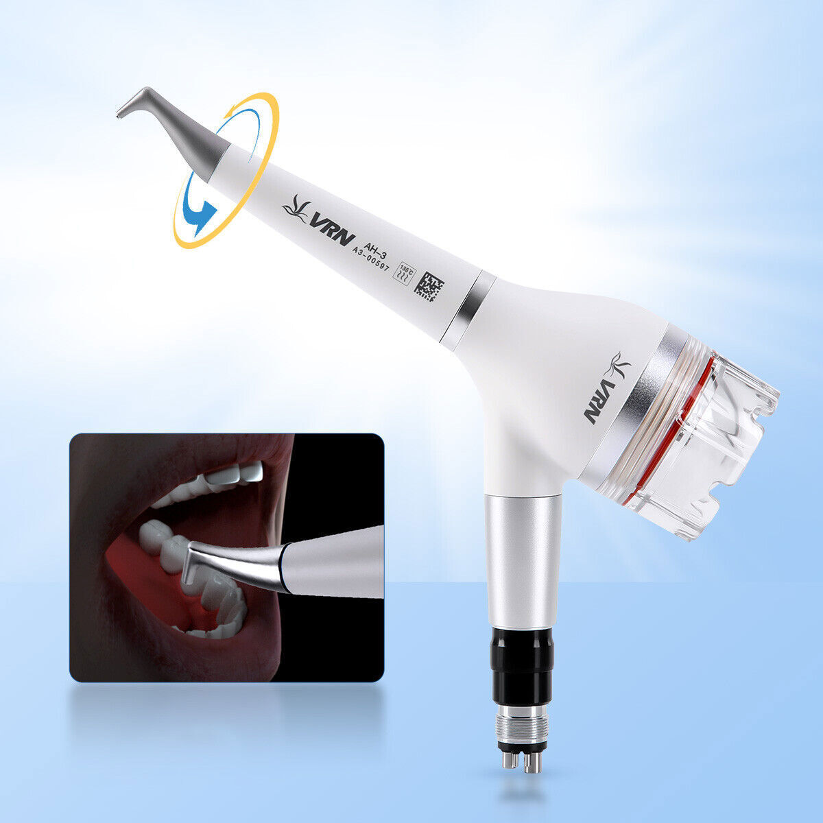 Dental Air Flow Teeth Polisher Prophy Handpiece Air Flow Handy 4 Hole / 2 Hole
