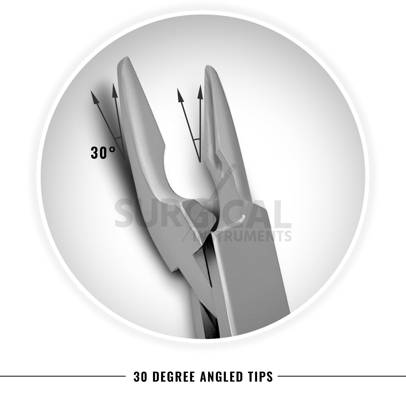 Blumenthal Bone Rongeur 30 Degree 4.5″ Surgical Dental Instruments German Grade