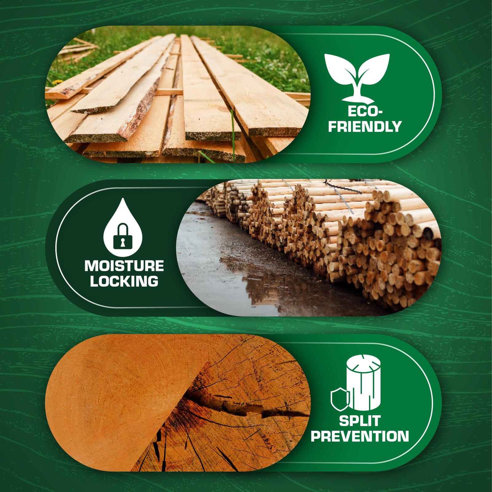 ANCHORSEAL 2 Hybrid Log & Lumber end Grain Sealer – Water-Based Wax & Polymer Pr