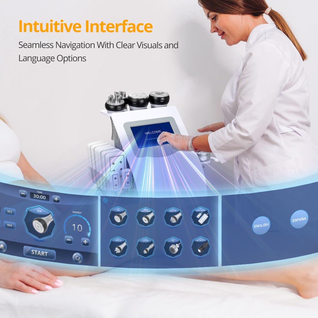 myChway 9 in 1Beauty Machine for Body Massage Facial Skin Care Spa Salon Spa Use