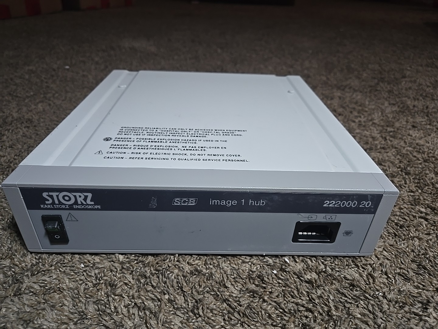 Storz SCB Image 1 222000 20 Camera Control Unit Model 22200020-101 SN MIP036616