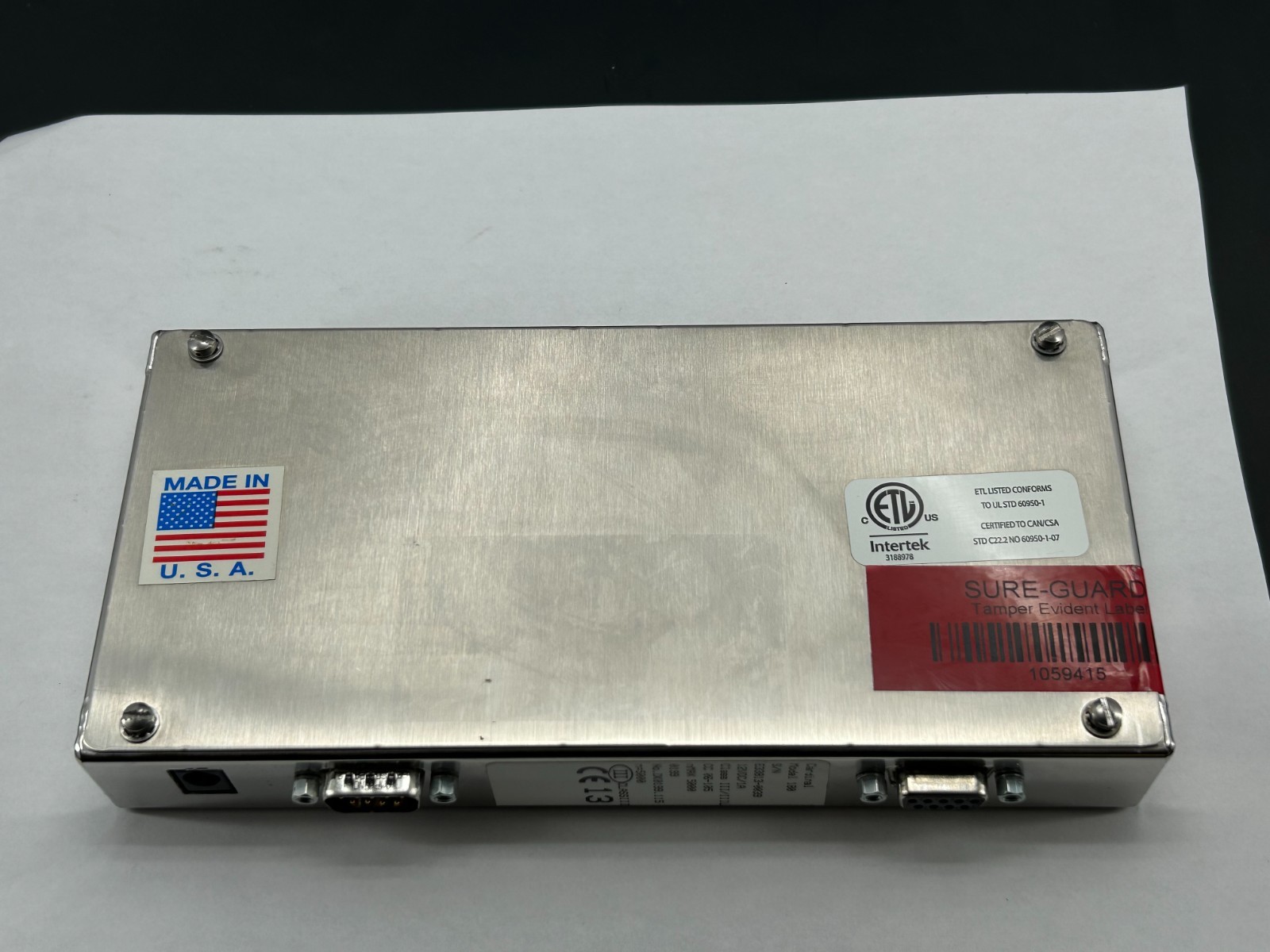 Cardinal Model 180 Digital Scale Indicator Powers On Displays ErrA L No Scale