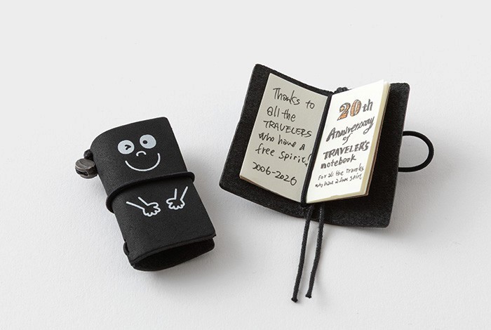 5 Set Traveler’s Notebook 20th Anniversary Baby Notebook Black set TRC CARAVAN