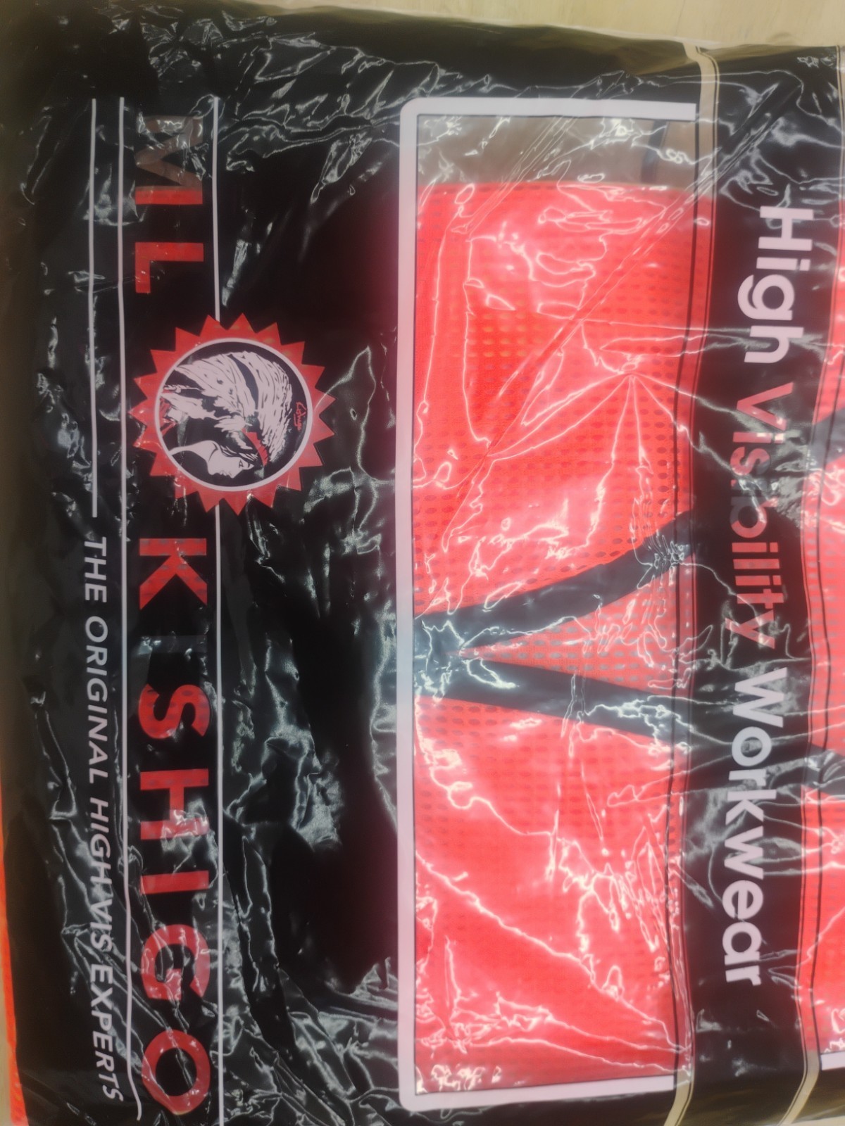 Ml Kishigo Hi Visibility Orange Mesh Safety Vest 3XL With ERT Whistle.