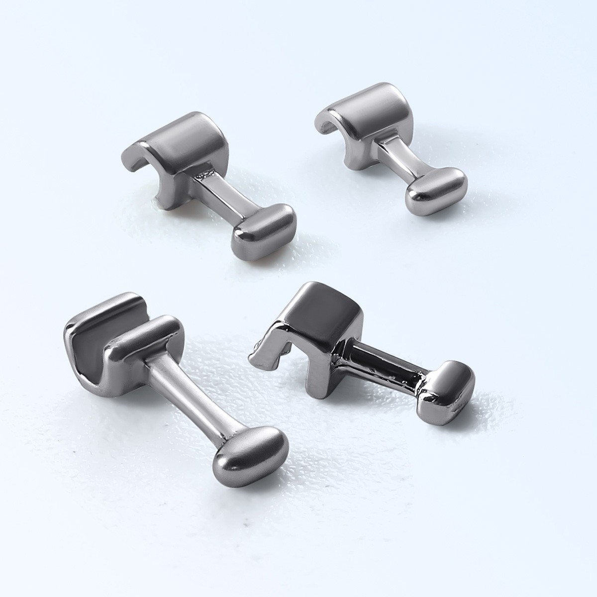 50pcs Dental Ortho Crimpable Hooks Stainless Steel 1.6/1.8/2.1/2.7/3.1/4/5.5/7mm