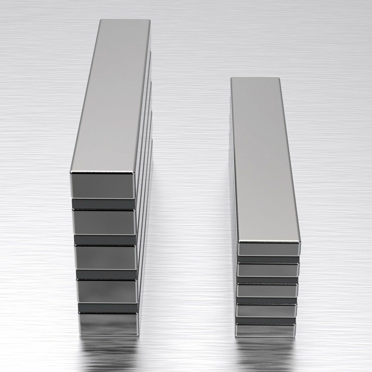 Lot10-50 N52 Strong Neodymium Magnets Rare Earth Lifting Magnets 60x10x5/3mm
