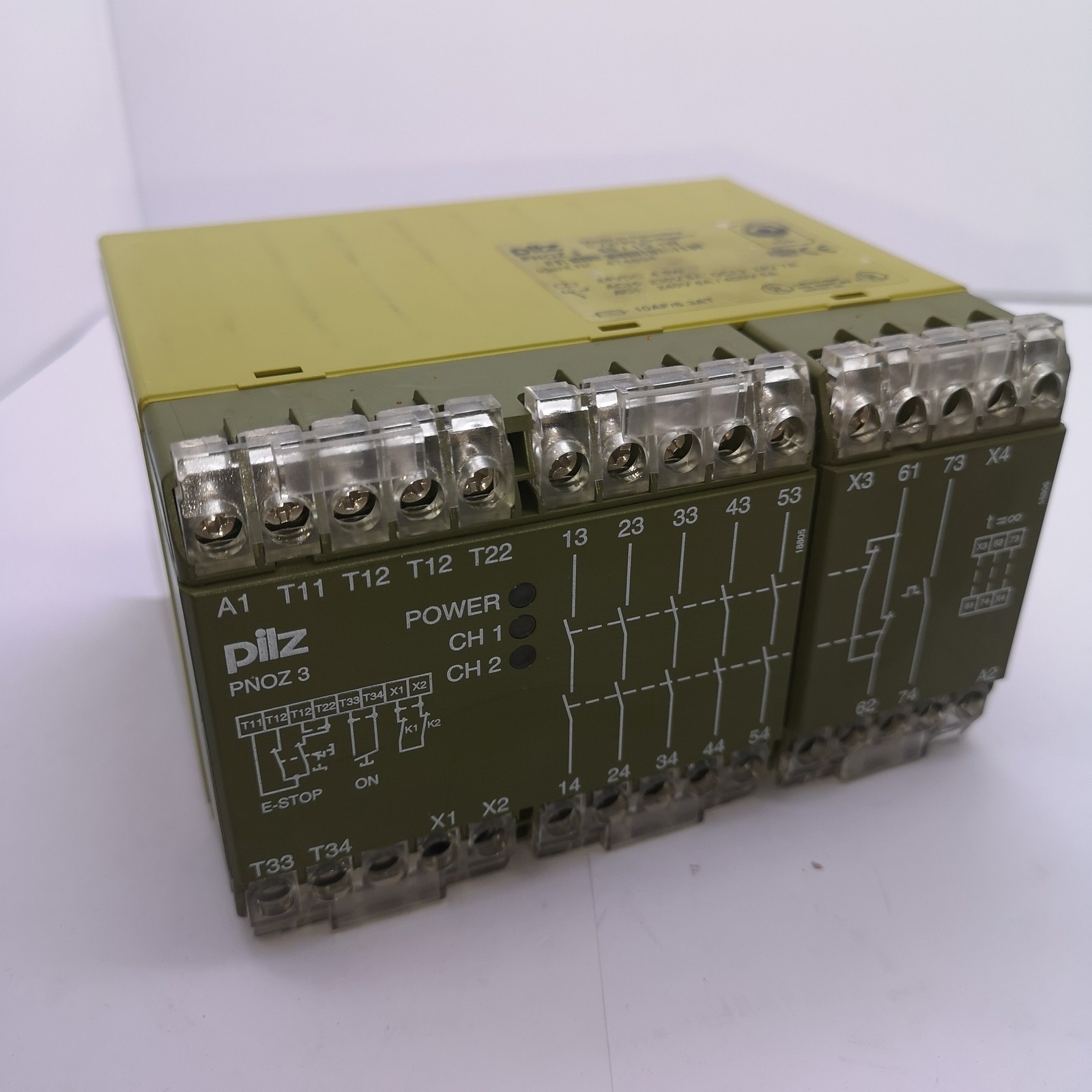 Pilz 474894 PNOZ 3 Safety Relay