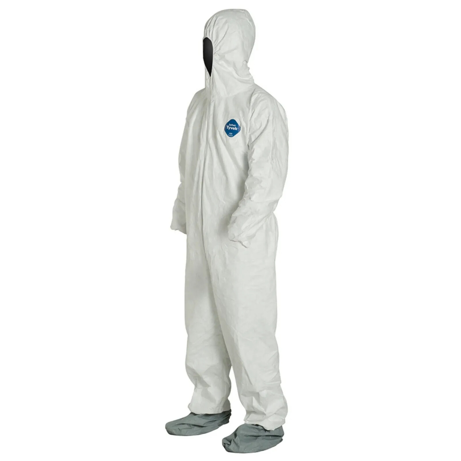 Dupont Disposable Tyvek Protective Coverall Clean Paint Bunny Suit Hood & Boots