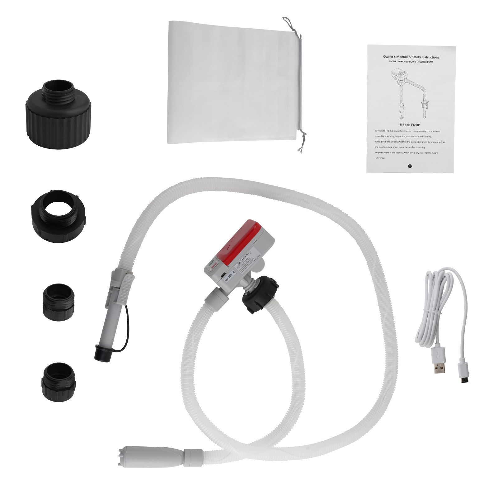Battery Powered Tera Pump Fuel Can Transfer Pump for 20066 TRFA01-XL 2.4 GPM