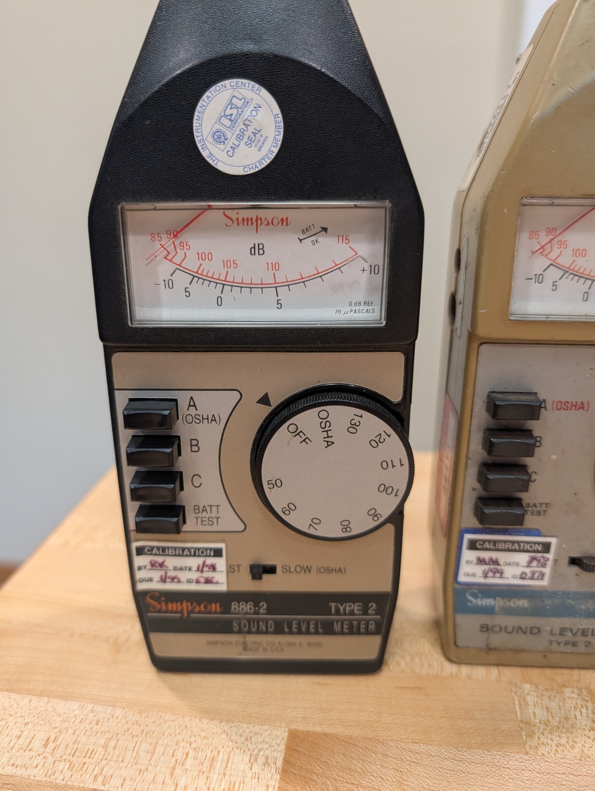 Simpson 886-2 Type 2 Multi Weight Sound Level Meter (qty 2 sold together)
