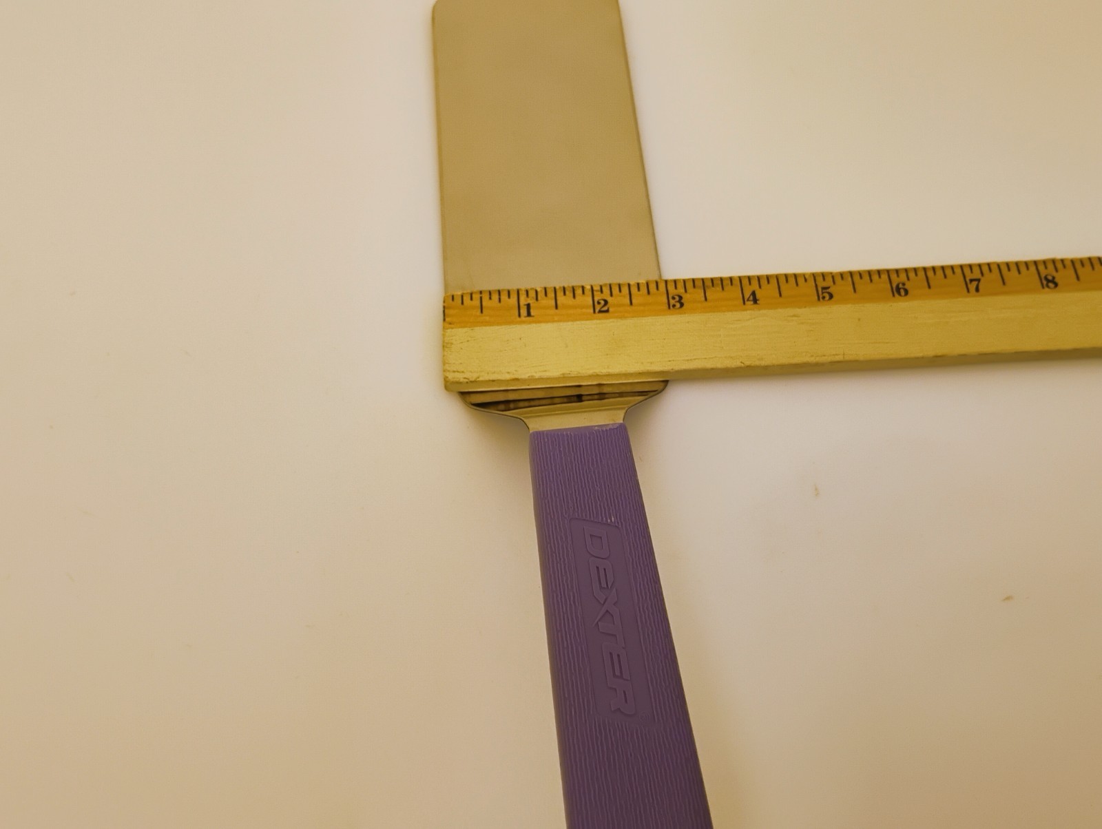 Dexter USA 8X3 Set (3) Spatula Turners Stainless Semi Flex Purple Handle S286-8