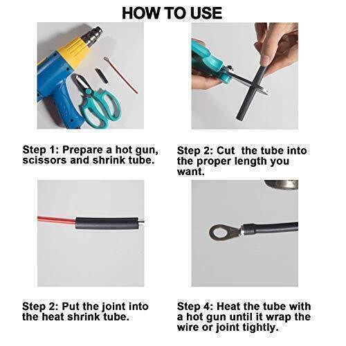 Diameter 2″(50mm) Heat Shrink Tubing 3:1 Ratio Dual Wall Adhesive Glue Lined