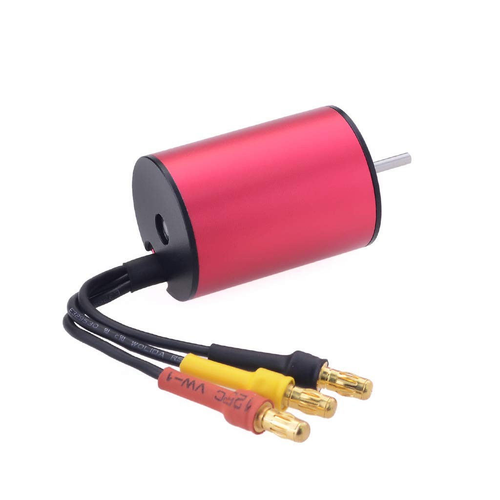 Replacement 2430 6300KV Brushless Motor Shaft 2.0mm 25A ESC For 1/16 1/18 Car