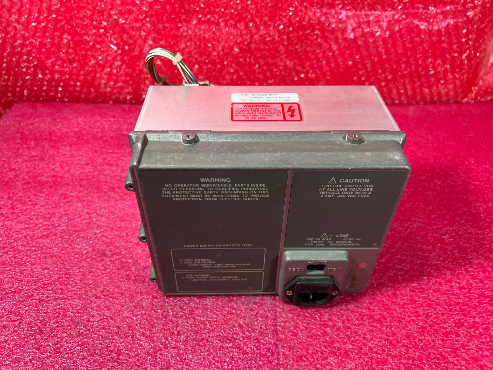 HP Agilent 8751A 5Hz to 500 MHz Network Analyzer 08753-60114 Power Supply