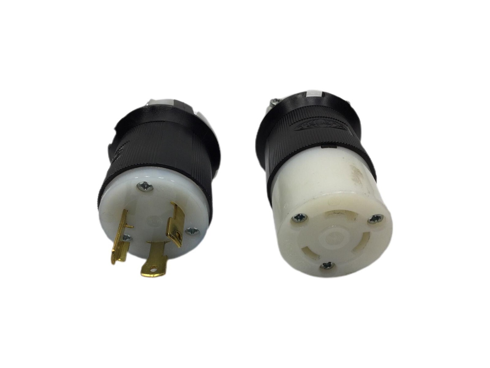 L6-30R NEMA L6-30R M – F Plug and Connector Pair 240V 30A 3 Wire