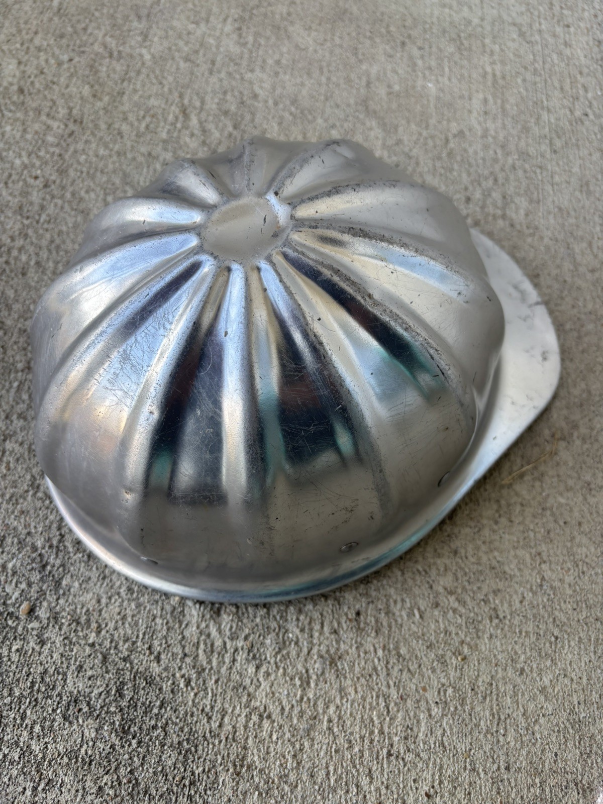 Vintage Fibre-Metal Superlite Aluminum Hard Hat. Made in USA!