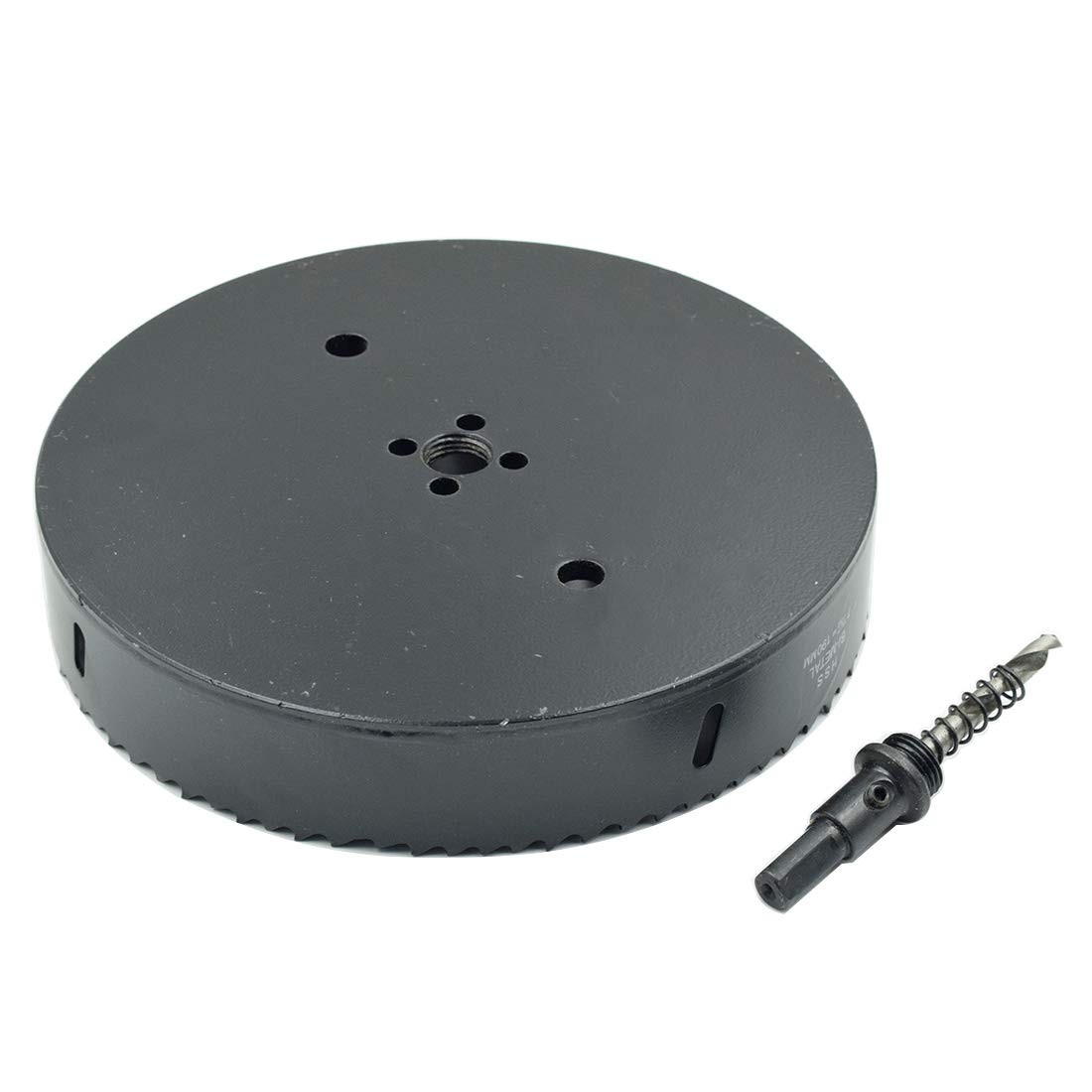 7.5-inch Hole Saw BI -Metal Drilling Cutter for Wood, 7.5″/190mm, Black
