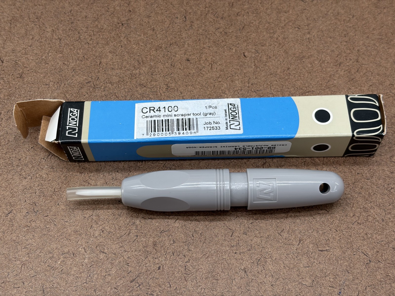 Original Noga CR4100 Ceramic deburring handle Mini scraper