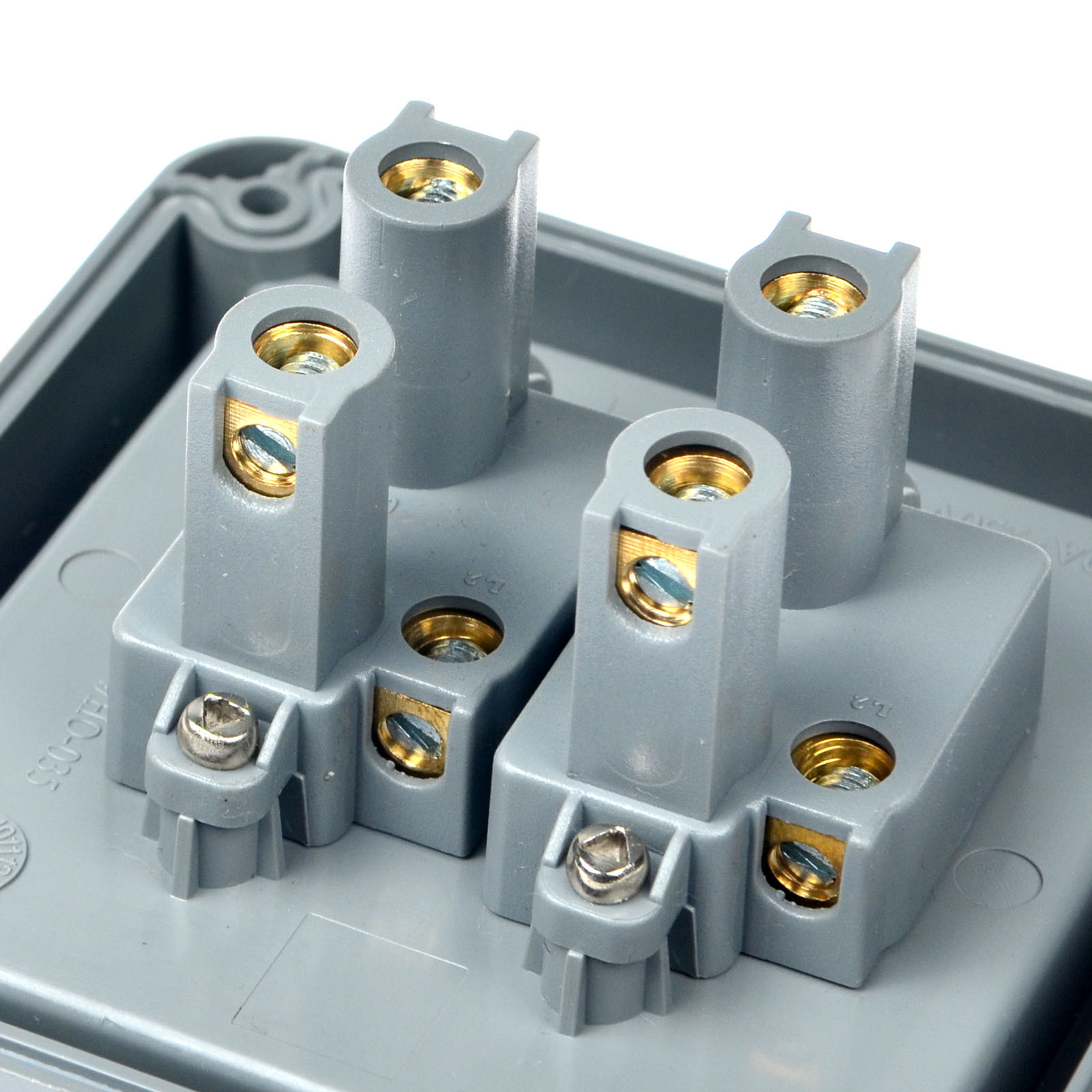 Outside Light Switch 2 Gang 2 Way Outdoor Weatherproof Waterproof Switch IP66