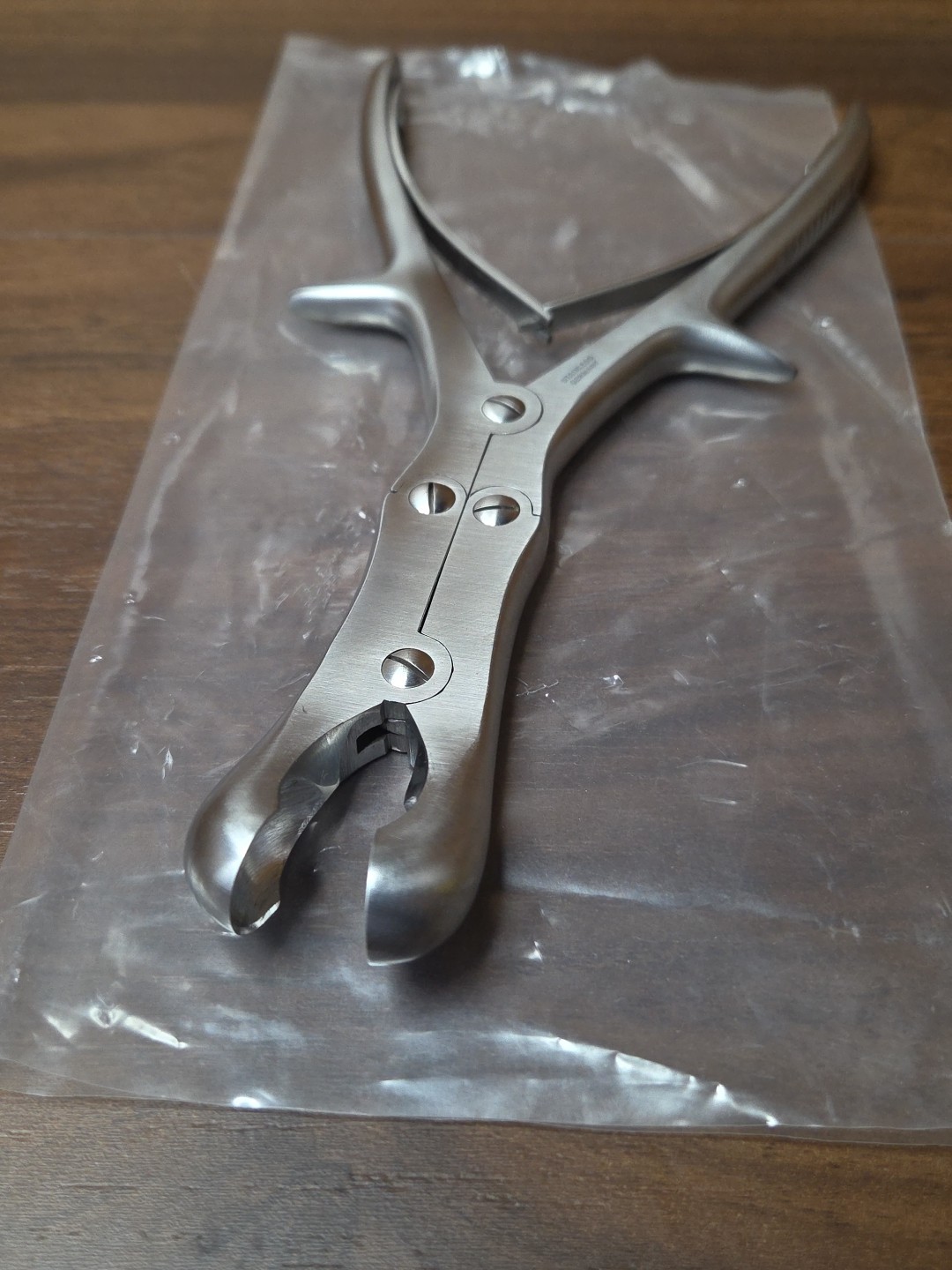 Stille-Luer Bone Rongeur Double Action 9″ Curved Stainless Steel Germany 22.8 Cm