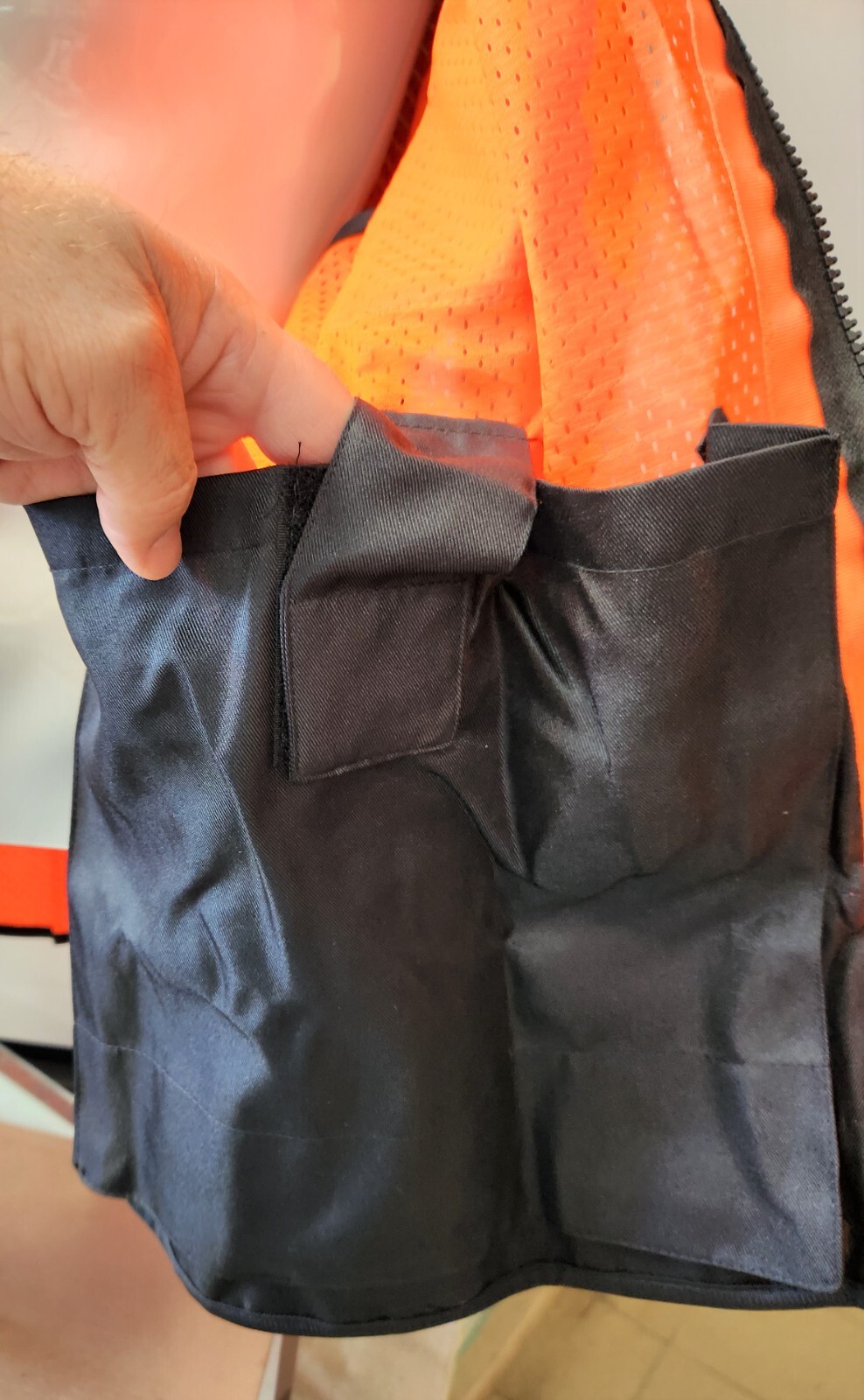 RADIANS HIGH VISIBILITY Surveyor Two Tones Orange Safety Vest Mesh front & back