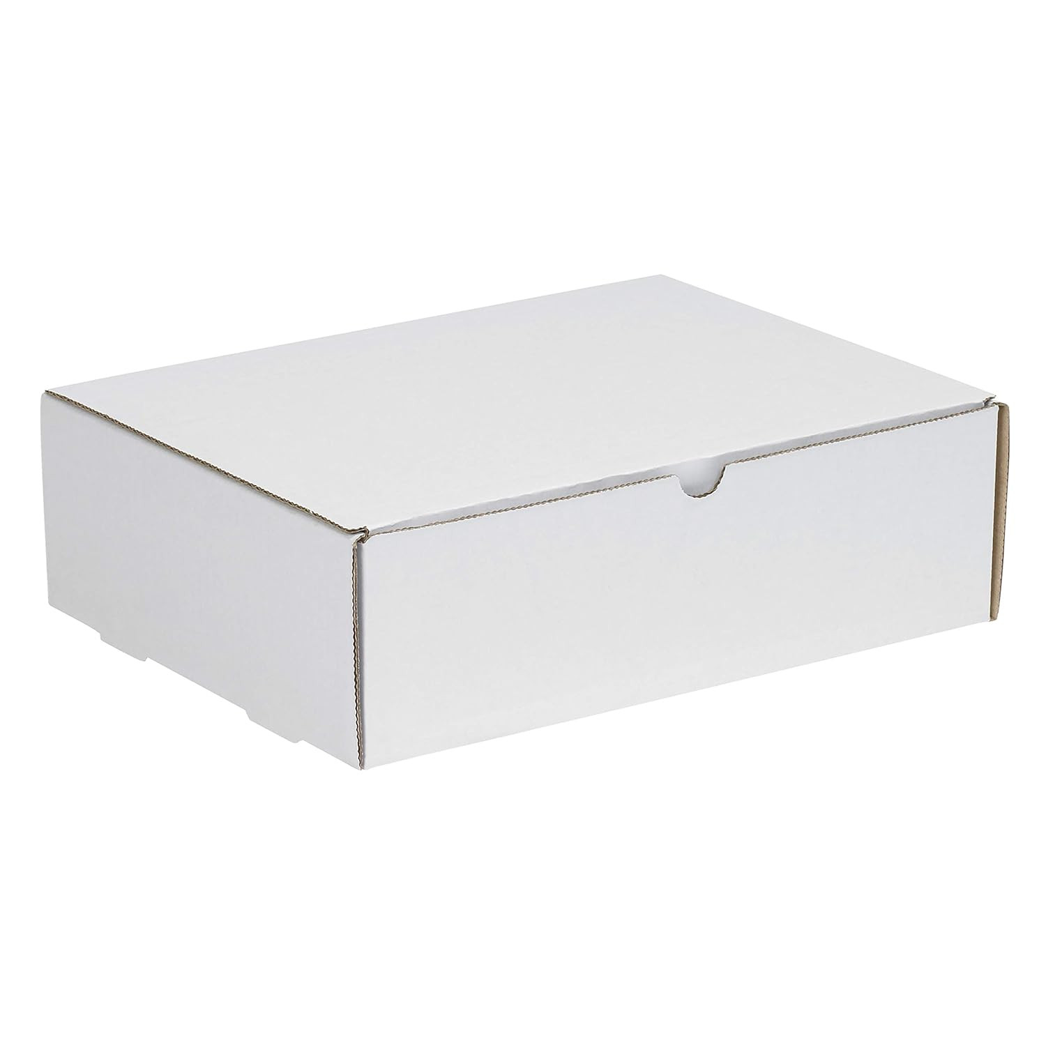 White Literature Mailing Boxes, 12-1/8 X 9-1/4 X 2 Inches, Pack of 50, Crush-Pro