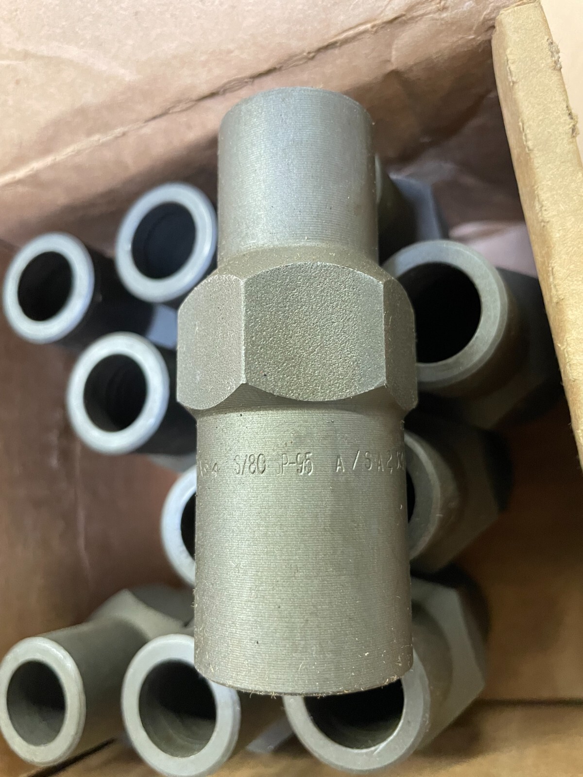 SWAGE NIPPLE 1″ x 3/4″ Schedule 80 Concentric Plain Both End A234 WPBN SP95 USA