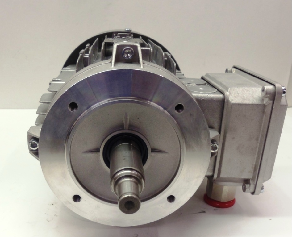 NORD MOTOR W/ GEAR BOX 34614502, 14244828, 3 PH, 1660 RPM, 60 HZ, 230/460V, 2HP