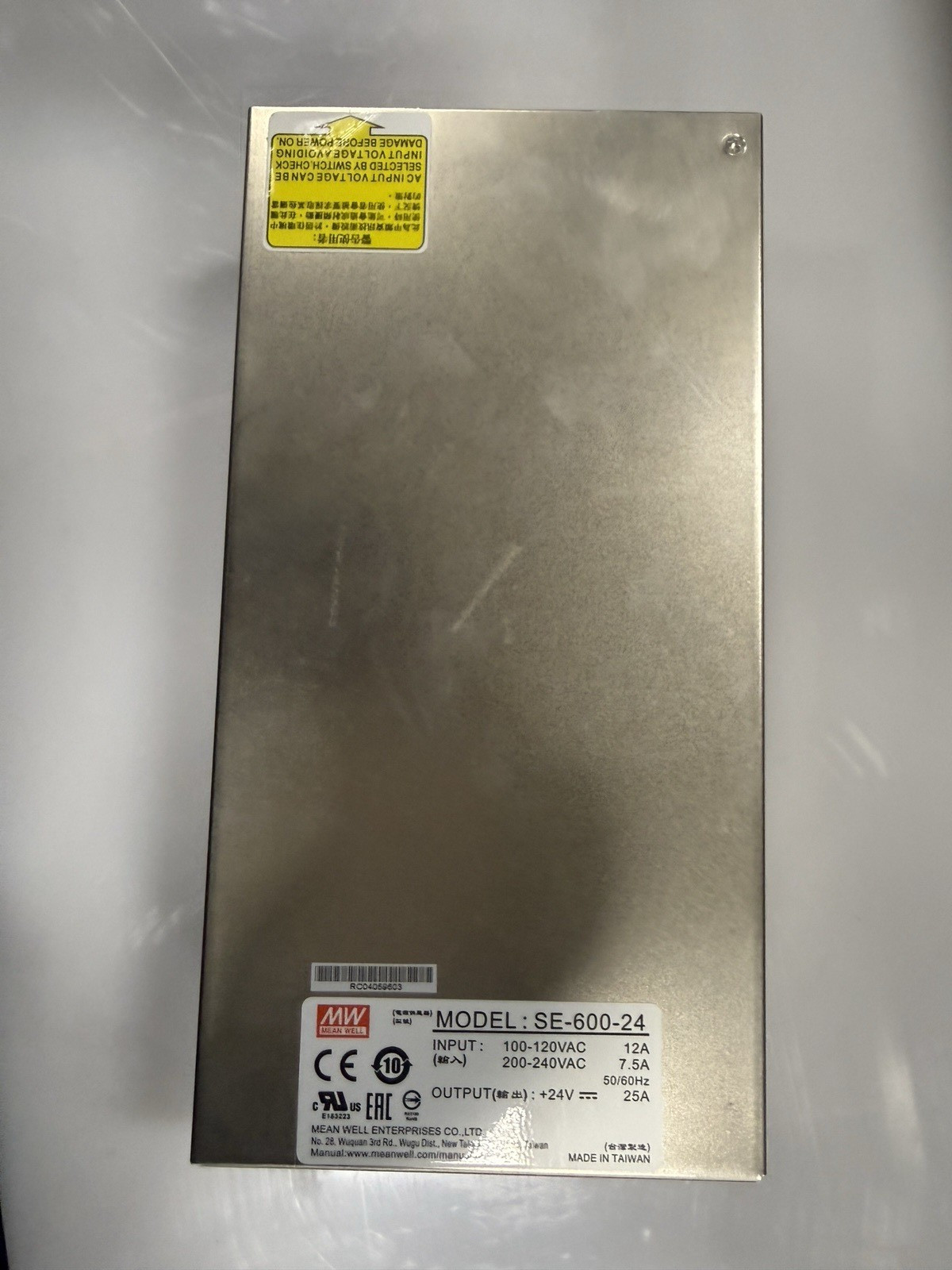 1pcs MEAN WELL SE-600-24 Switching Mode Power Supplies 24V600W25A