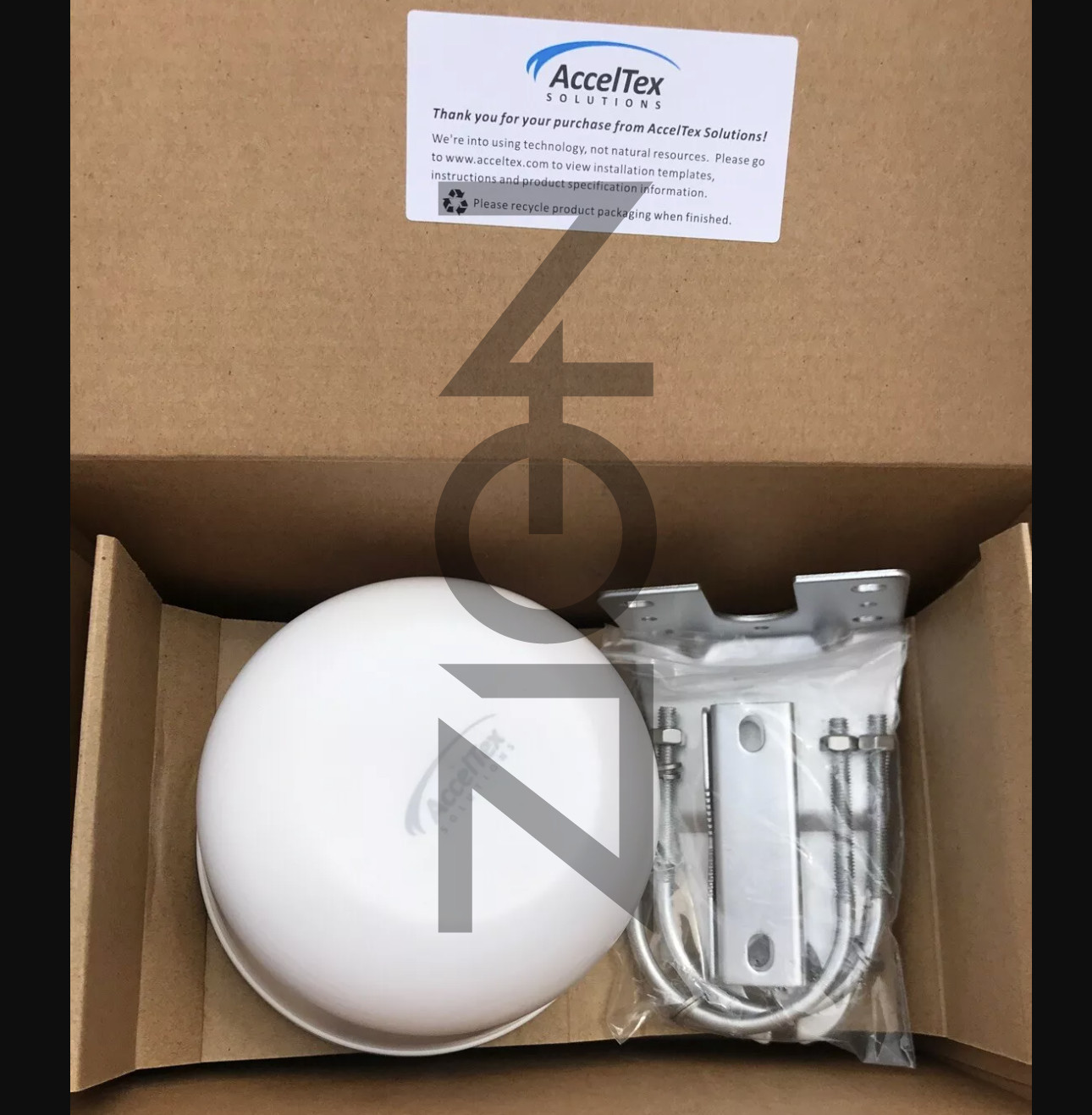 NEW Acceltex Indoor/Outdoor Omni Antenna ATS-OO-245-46-4NP-36 2.4GHz / 5GHz NOB