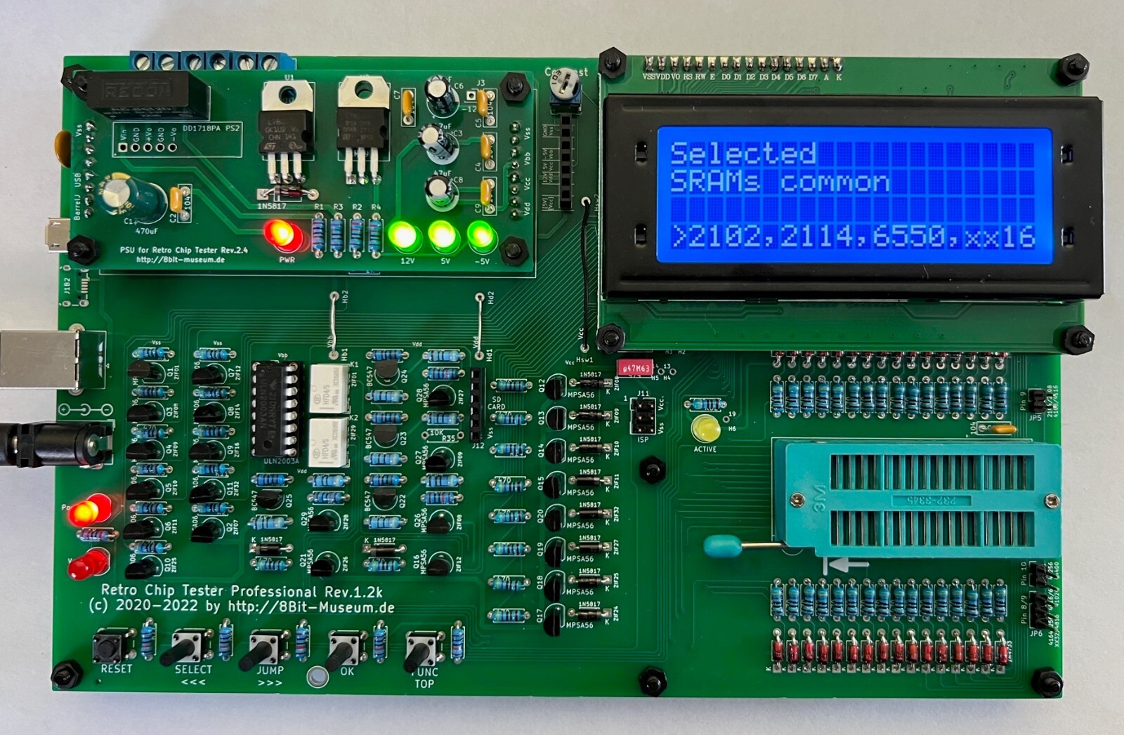 Retro Chip Tester Professional – IC Integrated Circuit Tester Pro