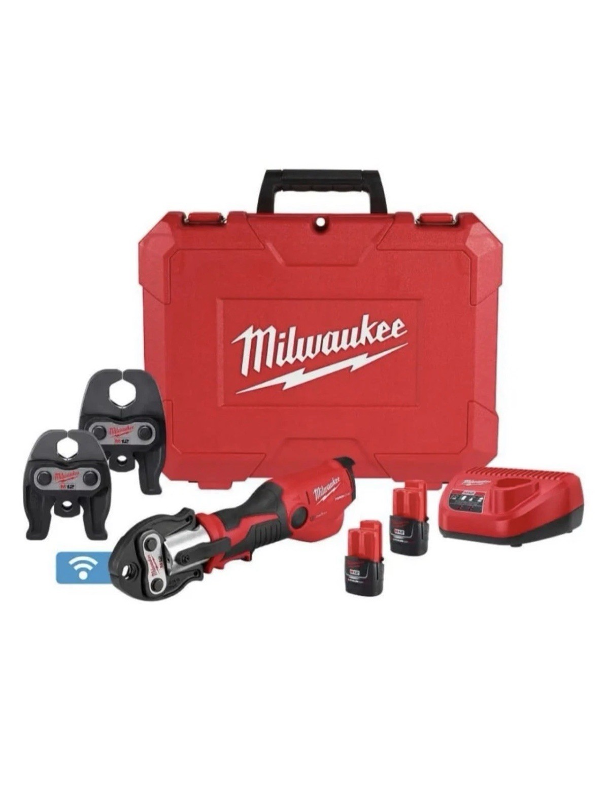 Milwaukee M12 2573-22 FORCE LOGIC Press Tool Kit with ONEKEY