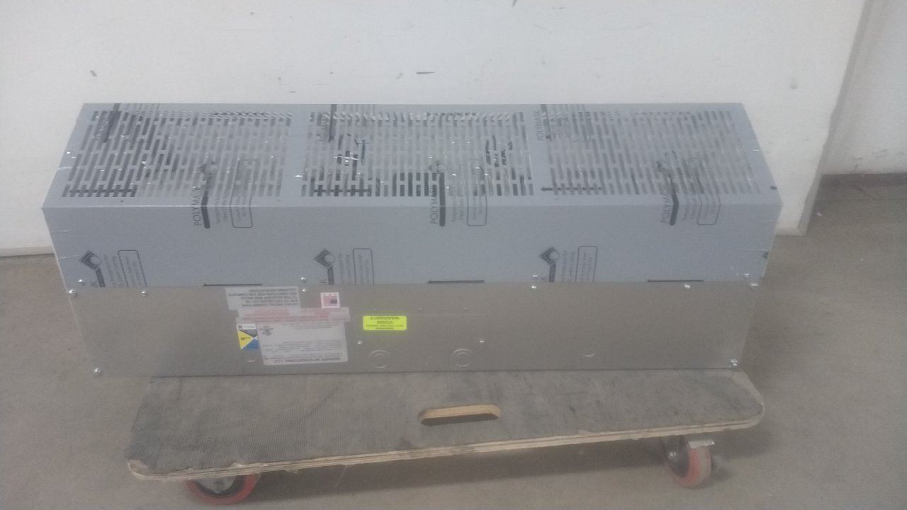 Berner CHD10-1036EZ-100-3X-G 1/2 HP 1687 Max CFM 480VAC Heated Air Curtain