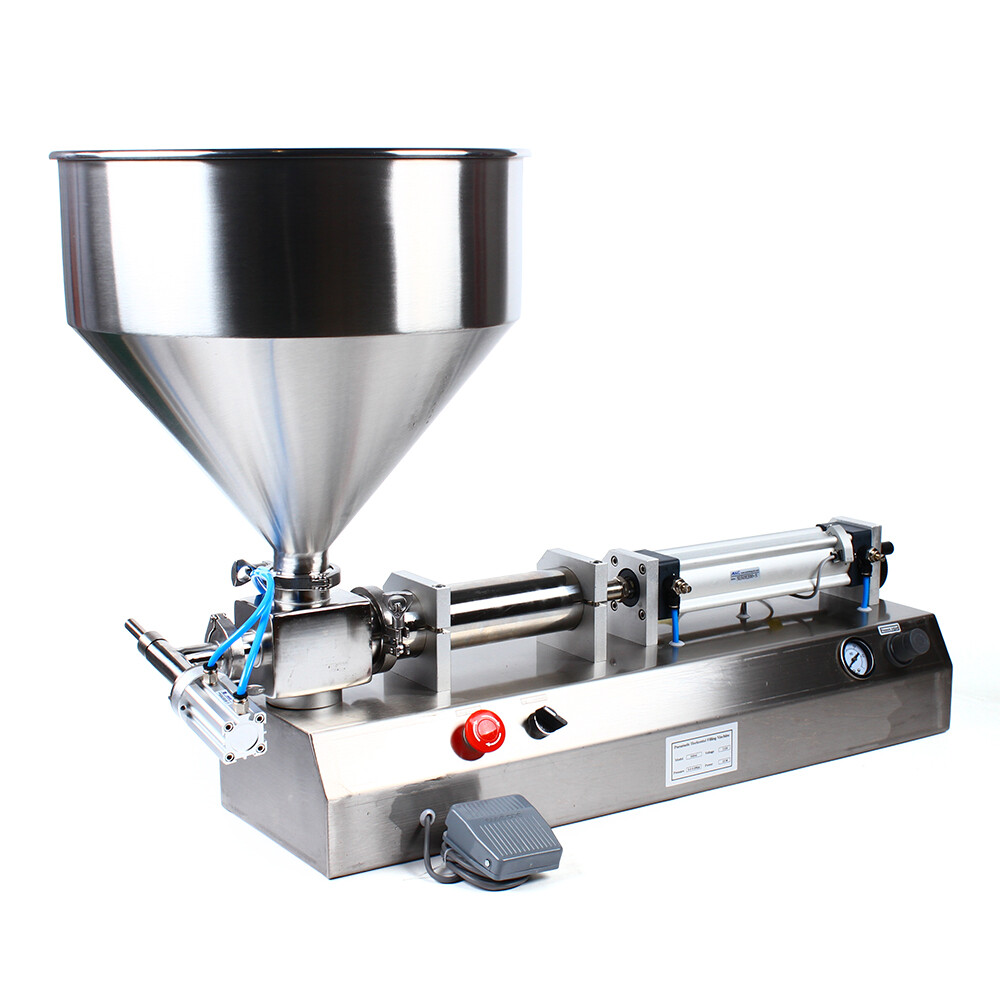 Pneumatic Liquid Filling Machine 50-500ml Semi-auto Paste Liquid Filler 110V USA