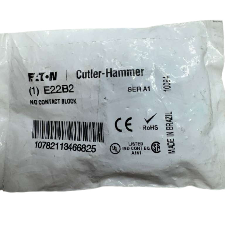Eaton Cutler-Hammer E22B2 N/O Contact Block Series A1 **Free Shipping**