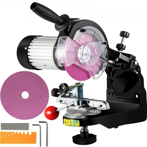 110V 230W Electric Chainsaw Chain sharpener Grinder With 2 Grinding Wheels US