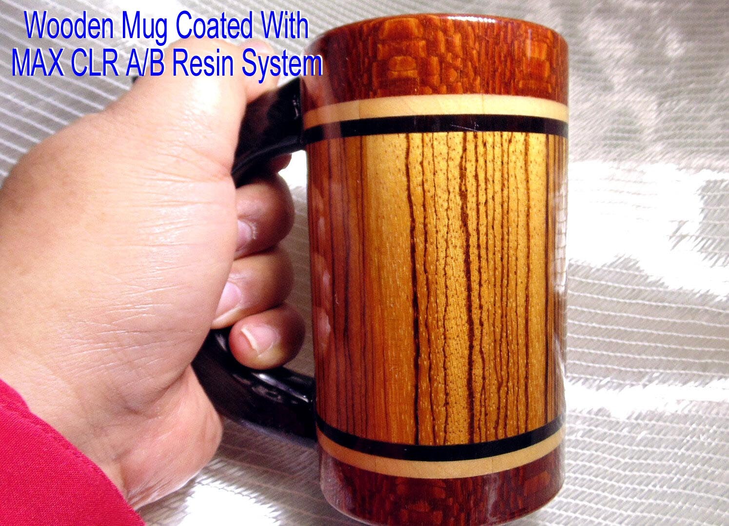 Epoxy Resin Crystal Clear Food Safe Coating 4 Wood Horn Leather & 3D Prints