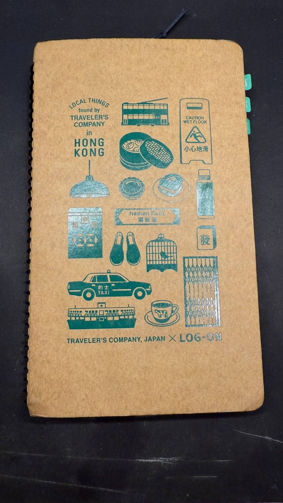 Traveler’s Company Traveler’s Notebook Hong Kong Caravan Spiral Notebook Green