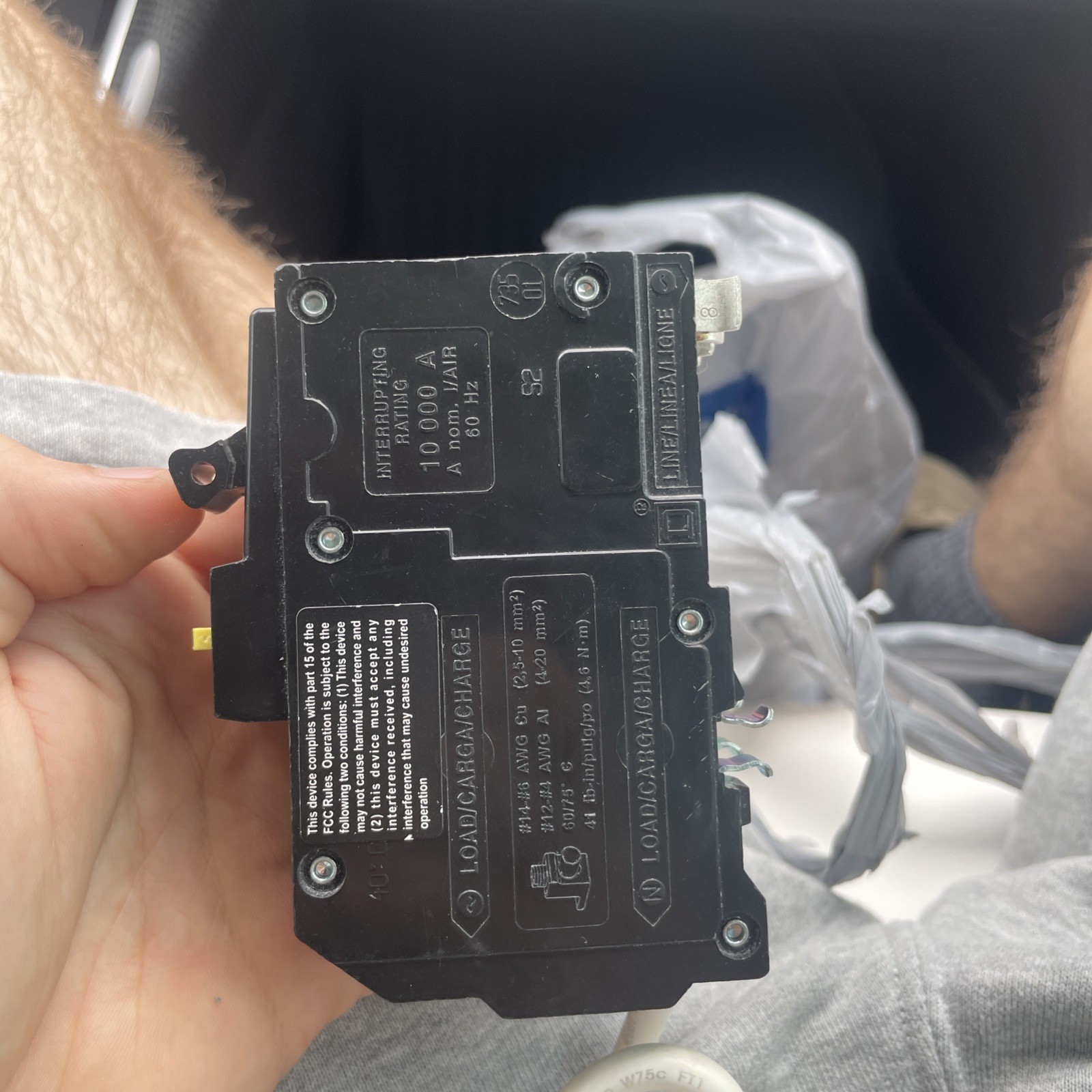 Square D, QO250GFI, 2 pole, 50 amp, QO Type, Circuit breaker