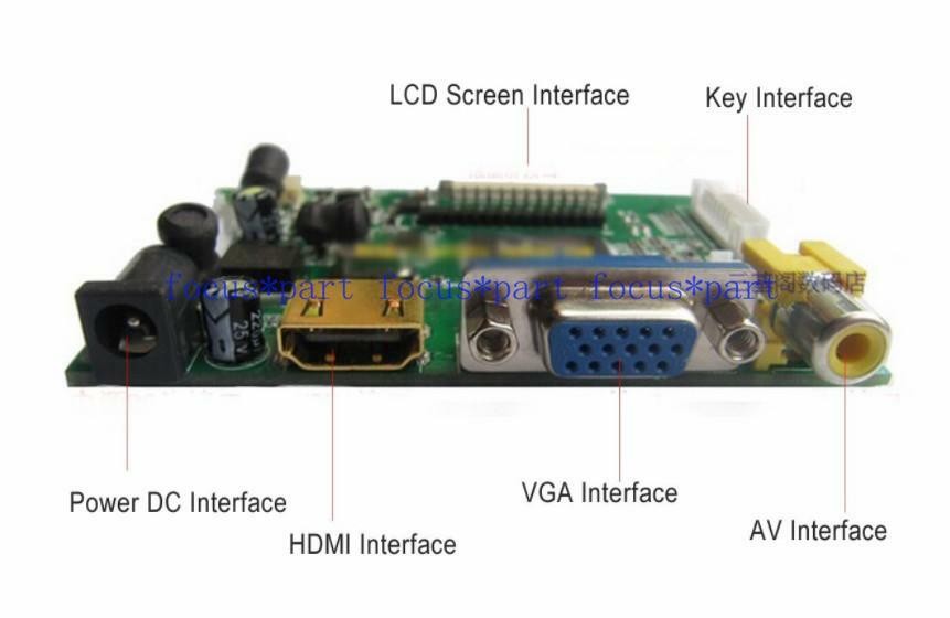 For 8 inch HL080IA-01E LCD Controller Board With IPS HD LCD Display 1024 x 768